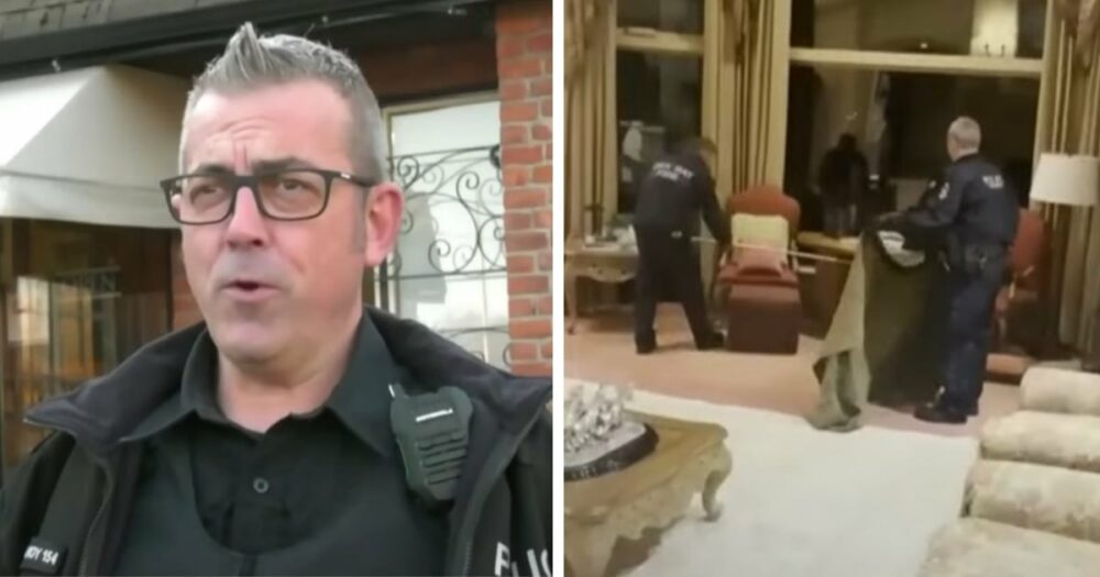 Policie reaguje na vloupání do domu a najde jen veselého pachatele